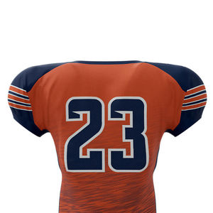 Jersey de Fútbol Americano de Manga Corta con Impresión por Sublimación, Jersey de Fútbol Americano de Última Tendencia 2025, Servicio OEM ODM - Product Image 5