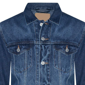 Meilleur matériau Vestes en jean pour hommes Service OEM par l'usine simple Taux réglable direct Vestes en jean de qualité durable pour hommes - Product Image 5