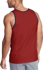 Débardeur de sport personnalisé pour hommes 95% coton 5% spandex pour hommes débardeur de musculation haut musculaire débardeur de gym personnalisé pour hommes vente en gros - Product Image 2