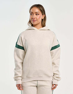 ชุดวอร์ม2ชิ้นสำหรับผู้หญิงชุดวิ่งพร้อมฮู้ดและกางเกงขายาวระบายอากาศมีกระเป๋า - Product Image 2