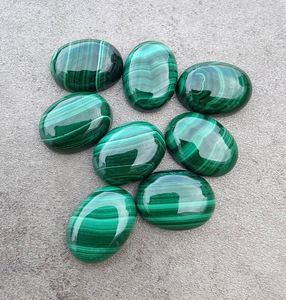 อัญมณีมาลาไคต์มหัศจรรย์ทรงวงรีขัดเงาเรียบขนาด6x4มม. 16x12มม. - Product Image 5