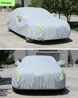 Housse de voiture universelle la plus vendue, imperméable au soleil et à la poussière en toutes saisons. Fabriqué en Peva avec doublure en coton.