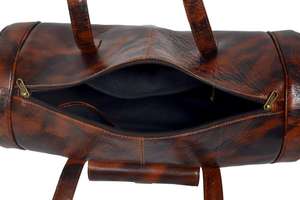 Mode chaude sac à main sac de voyage hommes en cuir grand sac polochon adapté à la fréquentation quotidienne, voyage de week-end - Product Image 5