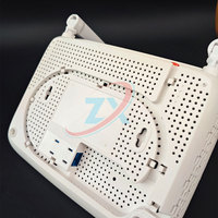 Terminal optique F890L GPON ONT ONU Wi-Fi double bande, design rond, 2 antennes, 4 ports GE, voix, port CATV, appareil d'accès FTTH