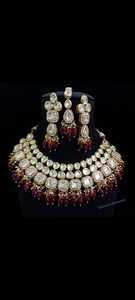 Sabyasachi collier de mariage indien Sabyasachi inspiré bijoux indien pakistanais bijoux de mariée Sabyasachi Bollywood ensembles de bijoux - Product Image 2