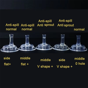 Tétine en paille en silicone sans BPA pour bébé <span class=keywords><strong>avec</strong></span> boule de gravité accessoires de tétine <span class=keywords><strong>plate</strong></span> pour bébé paille <span class=keywords><strong>avec</strong></span> tube - Product Image 4