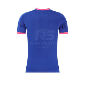 Camiseta de Fútbol de Verano Transpirable Personalizada de Alta Calidad con Mangas Cortas, Último Diseño para Hombre, Venta al Por Mayor - Product Image 2