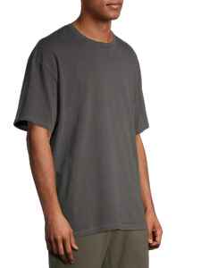 Surdimensionné Baggy T-shirts Uni Pour Hommes Teint Nouveau Style Ras Du Cou En Gros Pas Cher Blanc Surdimensionné T-shirt 2025 - Product Image 3