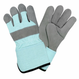 Heavy Duty Canadian Rigger Guantes DE TRABAJO Cuero de vaca Split Puño DE SEGURIDAD Algodón perforado Guantes de mano industriales Trabajo - Product Image 3