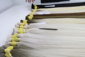 Extensions de cheveux en vrac de qualité supérieure Cheveux vietnamiens Double noyade 100 grammes Couleurs claires 18 pouces - Product Image 3