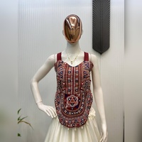 Lehenga Choli de Diseño para Fiestas de Verano, con Bordado Nupcial Pesado y Trabajo de Espejos, de Secado Rápido, Protección Solar, Envío Inmediato, para Mujeres Indias