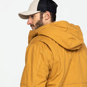 Veste de travail coupe-vent à fermeture éclair pour hommes, résistante à l'eau et respirante, pour un confort et une protection tout au long de la journée - Product Image 4