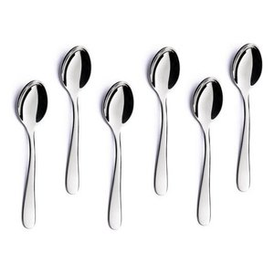Charme PL6100CR10 6-Piece Stainless Steel <b>Coffee</b> <b>Spoon</b> Set 11.3cm Polished Chrome - Product Image 1