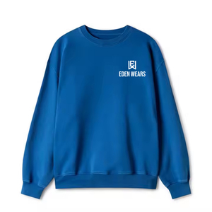 Camiseta de satén de algodón 100% unisex de manga larga talla 6XL 220GSM bordado de logotipo personalizado de alta calidad para hombres y mujeres suministro ODM - Product Image 1