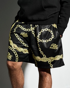 Short de sport en coton 100% pour homme avec logo personnalisé Maillot de corps d'été en maille pour jogging, natation, sports de plage-Méthode de tissage non tissé - Product Image 6