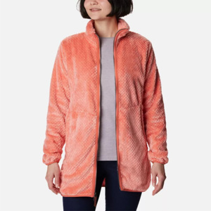 Blouson d'hiver personnalisé pour femmes blouson de recherche en plein air blouson de sport en polaire Sherpa à fermeture éclair complète - Product Image 2