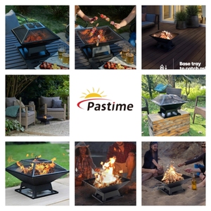 Parrilla para Barbacoa Pastime SCB-09, Brasero Cuadrado de Acero para Jardín, Mini Brasero Exterior, Cesta para Fogatas, Parrilla Portátil para Leña - Product Image 3