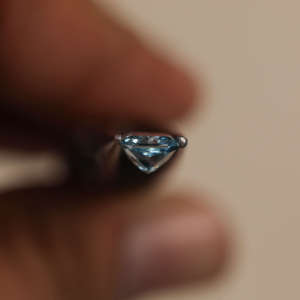 1,75 CT Radiant Cut Lab Grown Diamond / Fancy Blue Color Filled Lab Created Diamond Piedra suelta para la fabricación de joyas exquisitas. - Product Image 5