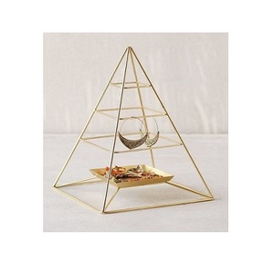 Présentoir de bijoux de couleur or en laiton de qualité supérieure pour accessoires de bijoux - Product Image 2