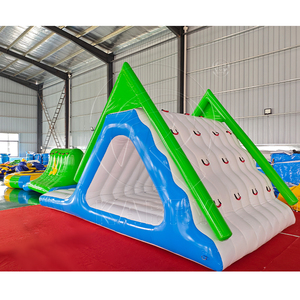 สไลเดอร์น้ำเป่าลม PVC แบบกันลมรั่ว สำหรับใช้ในร่มและกลางแจ้ง อุปกรณ์คอมโบสำหรับสระว่ายน้ำที่บ้านและสวนน้ำ รับประกัน 3 ปี - Product Image 3