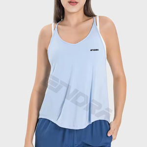 Camiseta sin Mangas Holgada de Verano 2024, Estilo Nuevo, para Mujer, Camiseta Deportiva para Gimnasio, Camiseta sin Mangas para Mujer - Product Image 1