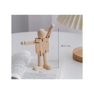 लकड़ी के खिलौने कस्टम आकार और आकार - उच्च गुणवत्ता वाली लकड़ी से बनी मज़ेदार नृत्य कठपुतली, सर्वश्रेष्ठ विक्रेता चरित्र कठपुतली 2024 प्रदर्शित करती है