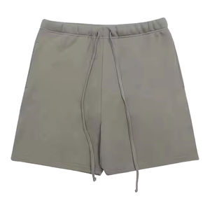 Streetwear d'été respirant Short en coton éponge pour hommes Short de sport personnalisé Taille élastique Joggers décontractés Tricot polaire doux - Product Image 4