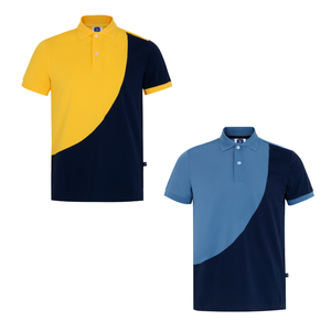 Hombres de alta calidad para camiseta Polo Secado rápido Transpirable Poliéster Spandex Precio al por mayor Bolsas de plástico de alta calidad tejidas - Product Image 1