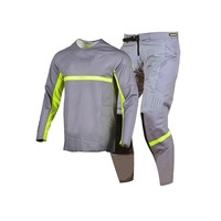 Combinaison et veste de motocross avec pantalon coupe-vent % polyester, vêtements de moto unisexes, équipement de protection