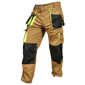 Pantalones de trabajo de alta resistencia Pantalones DE TRABAJO transpirables resistentes al desgaste Pantalones de trabajo de carga de transporte teñidos lisos fabricados - Product Image 4