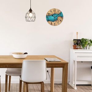 Ấn Độ xuất khẩu của đồng hồ treo tường nhựa độc quyền với phong trào yên tĩnh và được thiết kế cho không gian sống hiện đại với giá bán buôn - Product Image 5