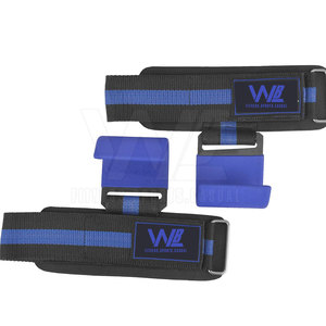 Crochets d'haltérophilie personnalisés pour équipement de gymnastique confortable possèdent votre logo crochets d'haltérophilie antidérapants - Product Image 2