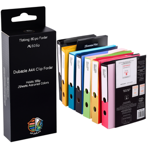 Durable <b>A4</b> Clip <b>Folder</b> Swingclip 226000 Holds 30 Sheets Assorted Colors 25 Pack - Product Image 2