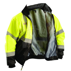 Vestes de travail d'hiver imperméables réfléchissantes haute visibilité personnalisables pour hommes Équipement de sécurité extérieur haute visibilité avec logo personnalisé - Product Image 2