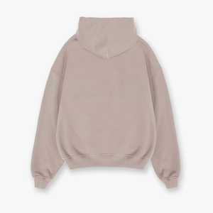 เสื้อฮู้ดดี้ผู้ชายทรงโอเวอร์ไซส์สำหรับฤดูใบไม้ร่วง ระบายอากาศได้ดี พิมพ์โลโก้แบรนด์ของคุณเองได้ 100% ผ้าฟลีซ - Product Image 6