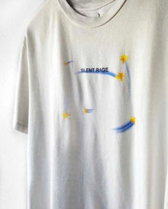 Camiseta con Estampado Floral en la Espalda, Estilo Urbano, Holgada, de Algodón Suave, Cómoda, Informal, Moderna, para Uso Diario - Product Image 3