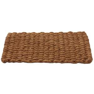 Paillasson en corde de style rustique pour les maisons de campagne et les fermes, avec un tissage durable et un aspect naturel et terreux - Product Image 4