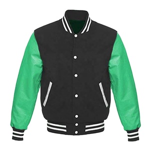Chaqueta de bombardero larga personalizada para hombre, ropa de calle, estilo de diseñador de moda, transpirable, soporte de invierno, Hip Hop, béisbol, Letterman fino - Product Image 3