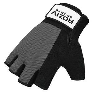 Gants de fitness demi-doigts sur mesure les plus vendus, confortables, en néoprène, avec sangle de poignet réglable à cordon, unisexe, pour la musculation - Product Image 2