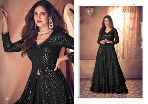 Vêtements de mariage et de fête pour femmes, Georgette de qualité à l'exportation indienne Salwar Kameez du fournisseur et de l'exportation indiens - Product Image 2