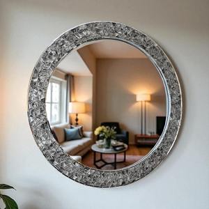 Marco de Espejo de Pared con Mosaico para Baño o Entrada, Decorativo, para un Estilo Interior Moderno - Product Image 5