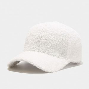 Embroidery Logo 6 Panel Winter Warm <b>Blank</b> Wool Baseball <b>Cap</b> - Product Image 3
