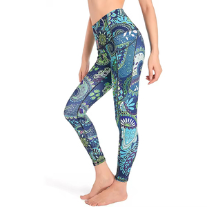 Women Leggings High Quality Breathable Mid Waist Slim Fit Pakistan Made Cotton Bamboo Full Length Vintage Style - Product Image 5