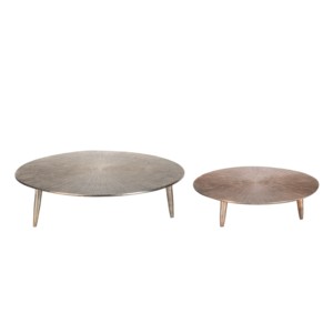 Nouveau style personnalisé plateau rectangulaire en métal de luxe en aluminium coulé plateau de service fini nickel fait à la main - Product Image 2