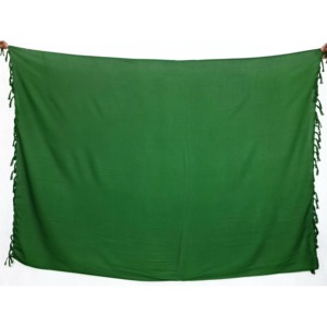 Pareo Hawaiano de color liso 100% rayón Bali, venta al por mayor, ropa de playa, cubierta para arriba, - Product Image 1