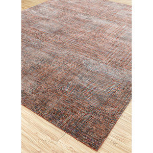 พรมขนสัตว์ผสมไหมไผ่ถักมือสีน้ำตาลเบจ ลาย Chaos Theory ดีไซน์คลาสสิกแบบนามธรรม สำหรับตกแต่งห้องนั่งเล่นที่บ้าน - Product Image 2