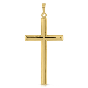 Pendentif croix en or unisexe idéal pour Comunion - Product Image 1