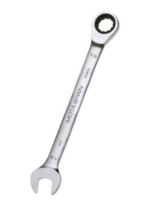 Combination ratchet <b>wrench</b> with fixed head, 15mm x 190mm (Mota EW315) - Product Image 1