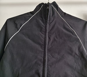 Conjunto Deportivo de Invierno para Hombre, Talla Grande, Transpirable, Ligero, Chaqueta Cortavientos de Algodón Lavado al Ácido, Capucha, Color Sólido, Personalizable - Product Image 4