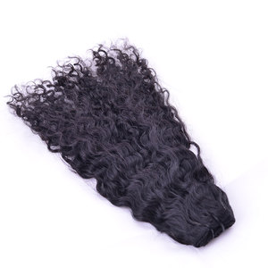 Cheveux vierges serrés bouclés trame paquets fermetures paquets frontal non traités vendeur de cheveux indiens 100% cheveux humains - Product Image 4